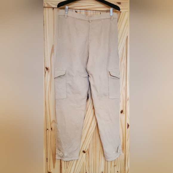Aritzia Wilfred Free Size 12 Tan Twill Modern Cargo Pant - Picture 6 of 8